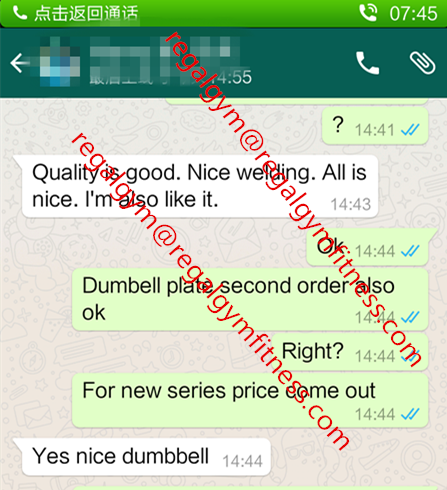 GOOD FEEDBACK FROM FITNESS EQUIPMENT GOOD FEEDBACK FROM FITNESS EQUIPMENT